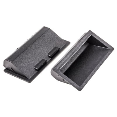 Pinet Black Plastic Arch Shape Handle 40 mm Height, 16 mm Width, 90 mm Length 407-6865