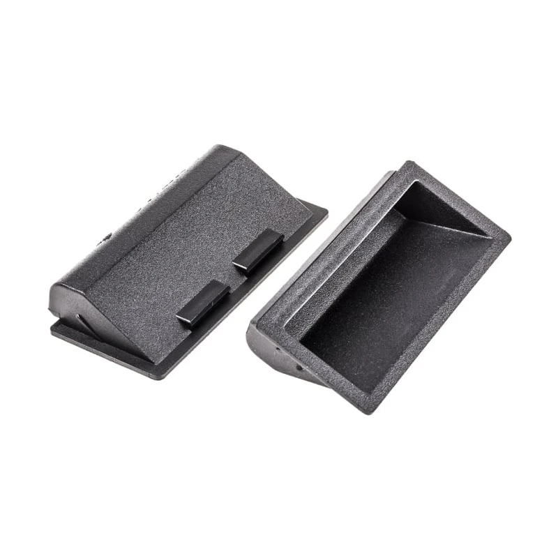 Pinet Black Plastic Arch Shape Handle 40 mm Height, 16 mm Width, 90 mm Length 407-6865