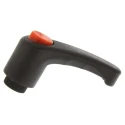 RS PRO Steel Clamping Lever, Female Thread M6 x 10 mm Insert, Thermoplastic Handle, 43 mm Length 478-242