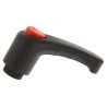 RS PRO Steel Clamping Lever, Female Thread M6 x 10 mm Insert, Thermoplastic Handle, 43 mm Length 478-242