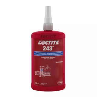 Loctite Blue Threadlocking Adhesive 250 ml Bottle Medium Strength -55°C to 180°C LOCTITE® 243