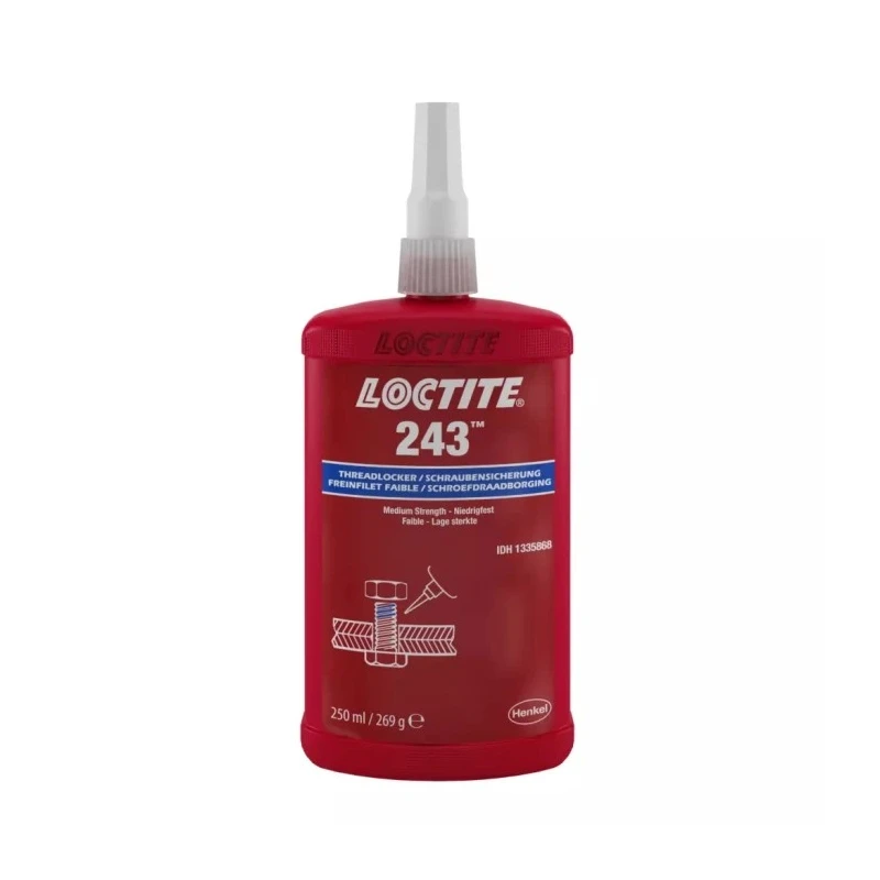 Loctite Blue Threadlocking Adhesive 250 ml Bottle Medium Strength -55°C to 180°C LOCTITE® 243