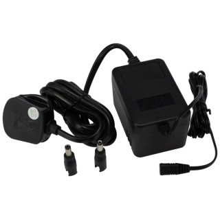 Mascot AC/DC Adapter 3-Pin (UK) 12V ac Output 12 VA Power with Snap Lock Connector 2.5 x 5.5 x 12 mm and 2.1 x 9980000055