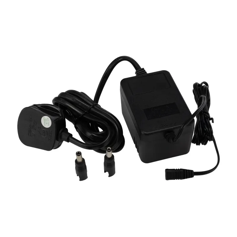 Mascot AC/DC Adapter 3-Pin (UK) 12V ac Output 12 VA Power with Snap Lock Connector 2.5 x 5.5 x 12 mm and 2.1 x 9980000055