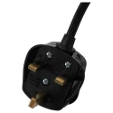 Mascot AC/DC Adapter 3-Pin (UK) 12V ac Output 12 VA Power with Snap Lock Connector 2.5 x 5.5 x 12 mm and 2.1 x 9980000055