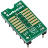 Sunhayato Straight Through Hole Mount 1.27 mm Pitch IC Socket Adapter SOP to DIP 14P-SOD-127-300