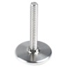 Nu-Tech Engineering Stainless Steel Adjustable Foot M12 Thread, 60 mm Base Diameter, 1250 kg Static Load Capacity A315/001