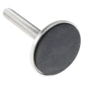 Nu-Tech Engineering Stainless Steel Adjustable Foot M12 Thread, 60 mm Base Diameter, 1250 kg Static Load Capacity A315/001
