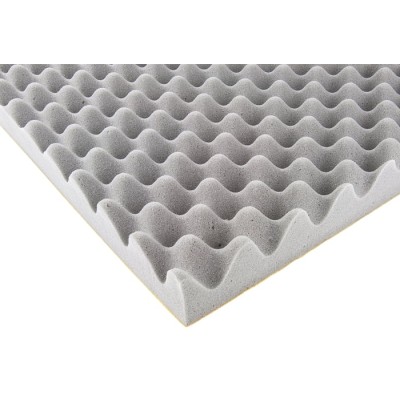 Paulstra Hutchinson Adhesive Backing Polyurethane Foam Acoustic Insulation 700 mm x 500 mm x 50 mm 408-8228
