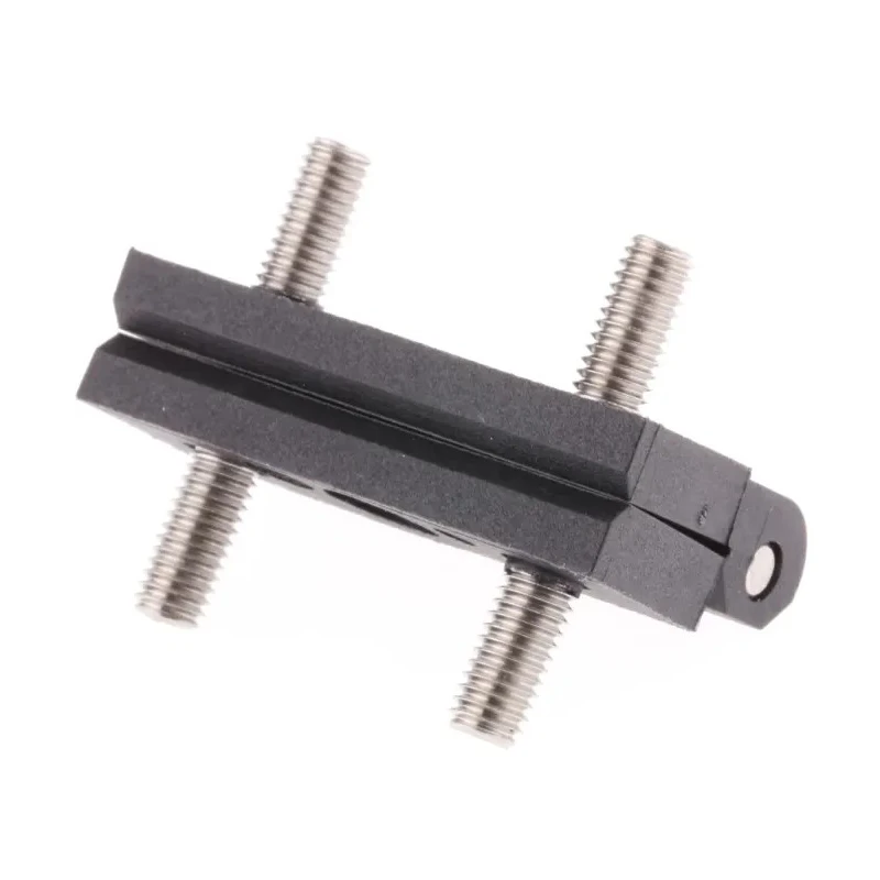 Pinet Black Polyamide Stud Butt Hinge, Bolt-On Fixing, 40 mm x 40 mm x 5 mm 54-A-3031