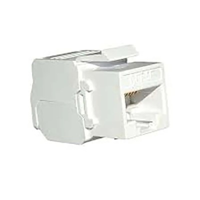 Decelect MDC Series RJ45 Connector Female Snap-in Cat5e UTP Shield Straight 1 Port 8 Way MDC5EUTP-P10