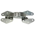 Pinet Steel Concealed Hinge, 58.6 mm Length x 126.5 mm Width x 3.6 mm Thickness, Free Swinging, Model 70-A-3303