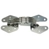 Pinet Steel Concealed Hinge, 58.6 mm Length x 126.5 mm Width x 3.6 mm Thickness, Free Swinging, Model 70-A-3303