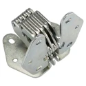Pinet Steel Concealed Hinge, 58.6 mm Length x 126.5 mm Width x 3.6 mm Thickness, Free Swinging, Model 70-A-3303