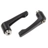 RS PRO Stainless Steel Clamping Lever Female Thread M6 x 10 mm Insert Length Zinc Handle Black 65mm 478-406
