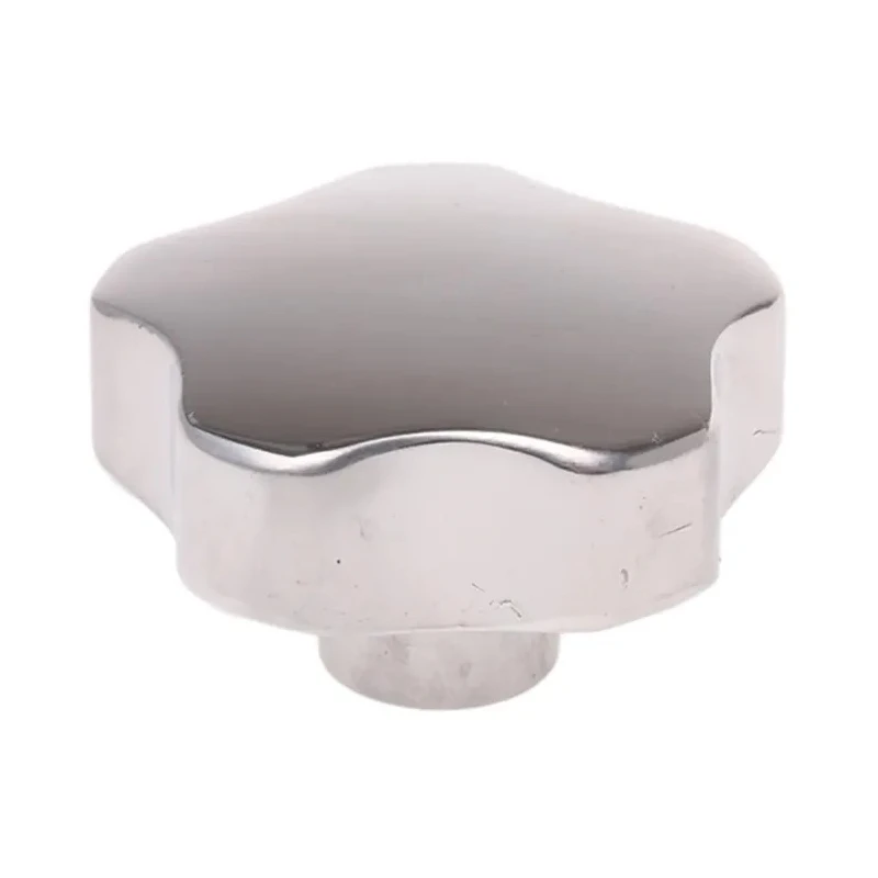 RS PRO Silver Aluminium Multiple Lobes Clamping Knob, Threaded Hole, 40 mm Diameter, 20 mm Thread Length 478-490