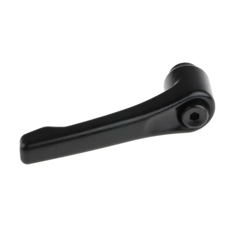 RS PRO Steel Clamping Lever Female Thread M10 x 12 mm Length 78 mm Black Zinc Handle 478-535