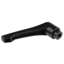 RS PRO Steel Clamping Lever Female Thread M10 x 12 mm Length 78 mm Black Zinc Handle 478-535
