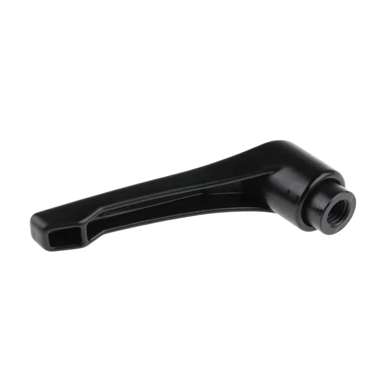 RS PRO Steel Clamping Lever Female Thread M10 x 12 mm Length 78 mm Black Zinc Handle 478-535