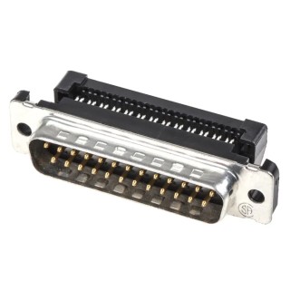 TE Connectivity Amplimite HDF-20 25 Way Right Angle 2.76 mm Pitch Cable D-Sub Connector Male 1658613-2