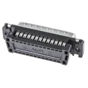 TE Connectivity Amplimite HDF-20 25 Way Right Angle 2.76 mm Pitch Cable D-Sub Connector Male 1658613-2