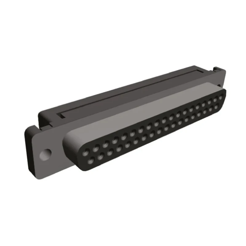 TE Connectivity Amplimite HDF-20 37 Way Right Angle 2.77 mm Pitch Cable D-Sub Connector Female 1658612-1