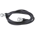 TE Connectivity 50 Ohm BNC RF Coaxial Cable Male to Male BNC, 2 m Length, Black PVC Jacket 1337771-8