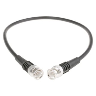 TE Connectivity BNC Series 500 mm RG58 Coaxial Cable 50 Ω Black Terminated RG58