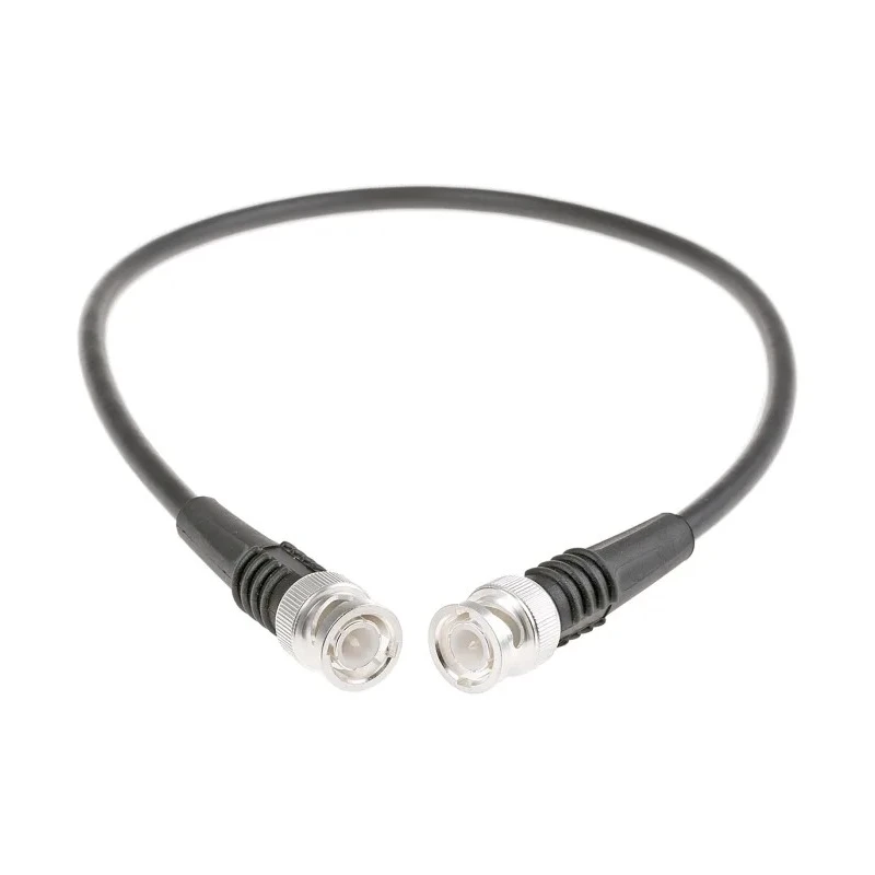 TE Connectivity BNC Series 500 mm RG58 Coaxial Cable 50 Ω Black Terminated RG58