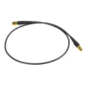 TE Connectivity SMB Series 500 mm RG174 Coaxial Cable 50 Ω Black Terminated 