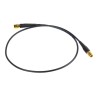 TE Connectivity SMB Series 500 mm RG174 Coaxial Cable 50 Ω Black Terminated
