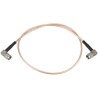 TE Connectivity SMA Series 1 m RG316 Coaxial Cable 50 Ω Black Terminated