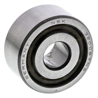 NSK Double Row Angular Contact Ball Bearing 10 mm Inside Diameter 30 mm Outside Diameter 14 mm Race Width 3200BTNG