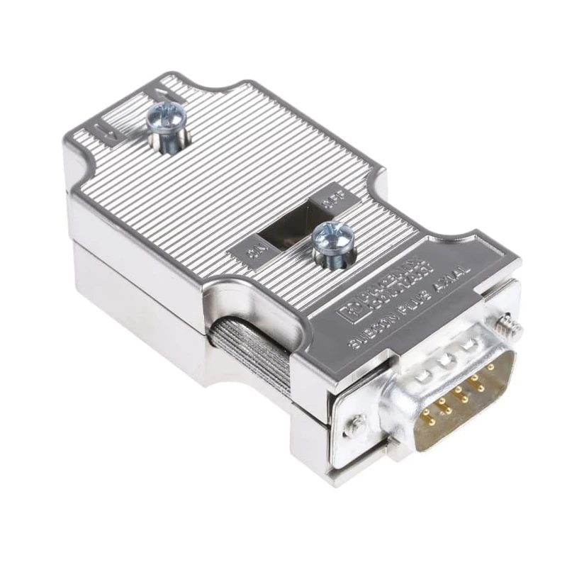 Phoenix Contact SUBCON-PLUS-PROFIB/AX/SC 9 Way Straight 2.77 mm Pitch Cable D-Sub Connector Male 2744380