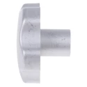 RS PRO Silver Stainless Steel Multiple Lobes Clamping Knob M12 Threaded Hole 60 mm Diameter 21 mm Thread Length 478-620