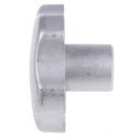 RS PRO Silver 304Ti Stainless Steel Multiple Lobes Clamping Knob, Threaded Hole 478-624