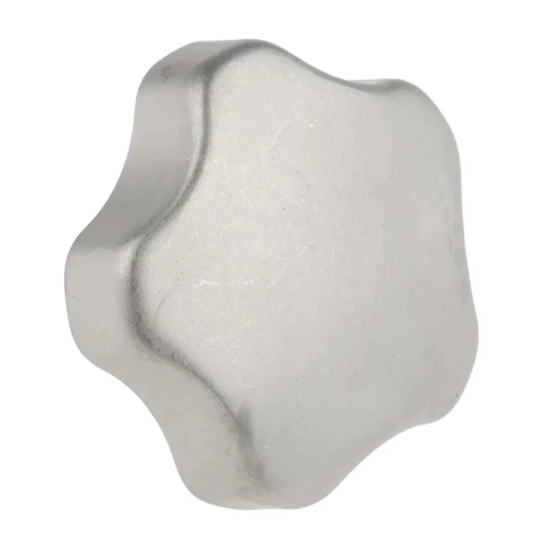 RS PRO Silver 304Ti Stainless Steel Multiple Lobes Clamping Knob, Threaded Hole 478-624