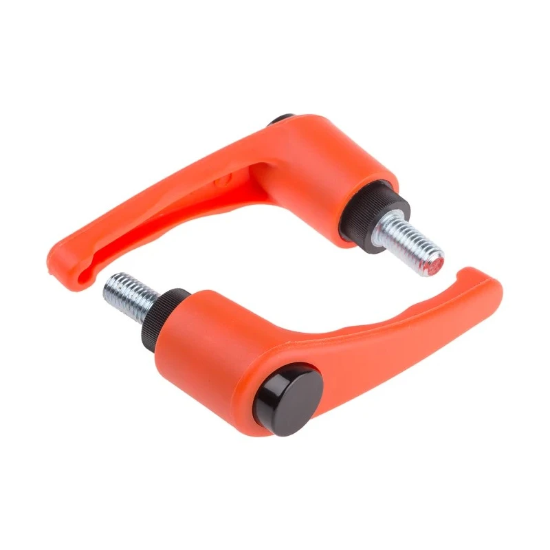 RS PRO Clamping Lever, Male Thread M10 x 20 mm, Thermoplastic Handle, Steel Shaft, Length 83mm 478-703