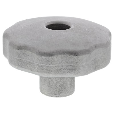 RS PRO Silver Stainless Steel Multiple Lobes Clamping Knob Threaded Through Hole 478-905