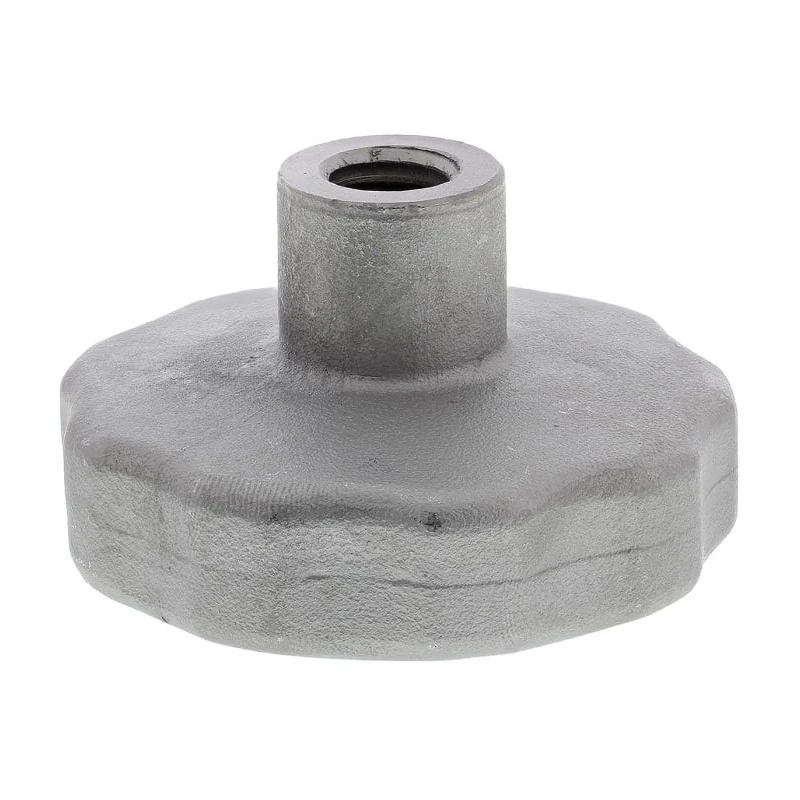 RS PRO Silver Stainless Steel Multiple Lobes Clamping Knob Threaded Through Hole 478-905