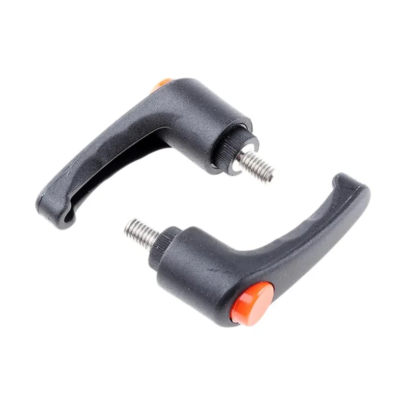 RS PRO Black Fibreglass Reinforced Nylon Clamping Lever, M6 Thread Size x 10 mm Insert Length 43 mm Length 478-822