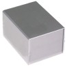 Takachi Electric Industrial MB Series Aluminium Enclosure with Silver Lid 100 mm x 160 mm x 120 mm MB12-10-16