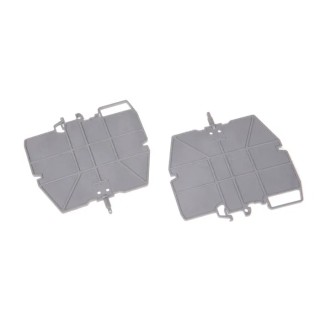 Entrelec SCFCV Series End Cover Accessory for DIN Rail Terminal Blocks 1SNA116797R1300