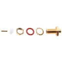 Radiall SMA-COM Series Coaxial Connector Panel Mount Female SMA, 50 Ω, Straight Body Solder R124325003W