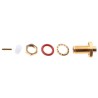 Radiall SMA-COM Series Coaxial Connector Panel Mount Female SMA, 50 Ω, Straight Body Solder R124325003W