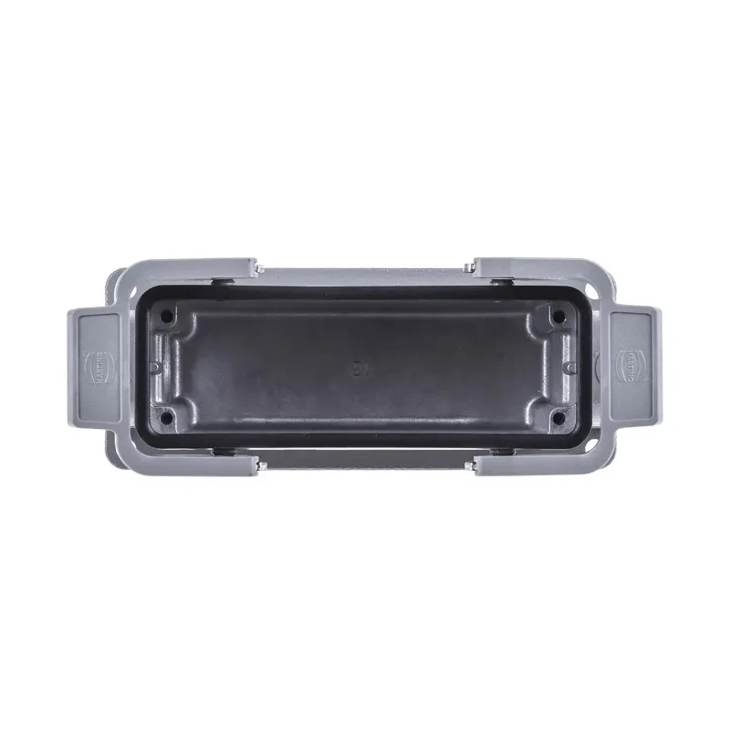 HARTING Han B Range Heavy Duty Power Connector Housing 2 Lever Surface Mount Die Cast Aluminium IP65 19300241231