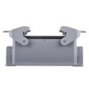 HARTING Han B Range Heavy Duty Power Connector Housing 2 Lever Surface Mount Die Cast Aluminium IP65 19300241231