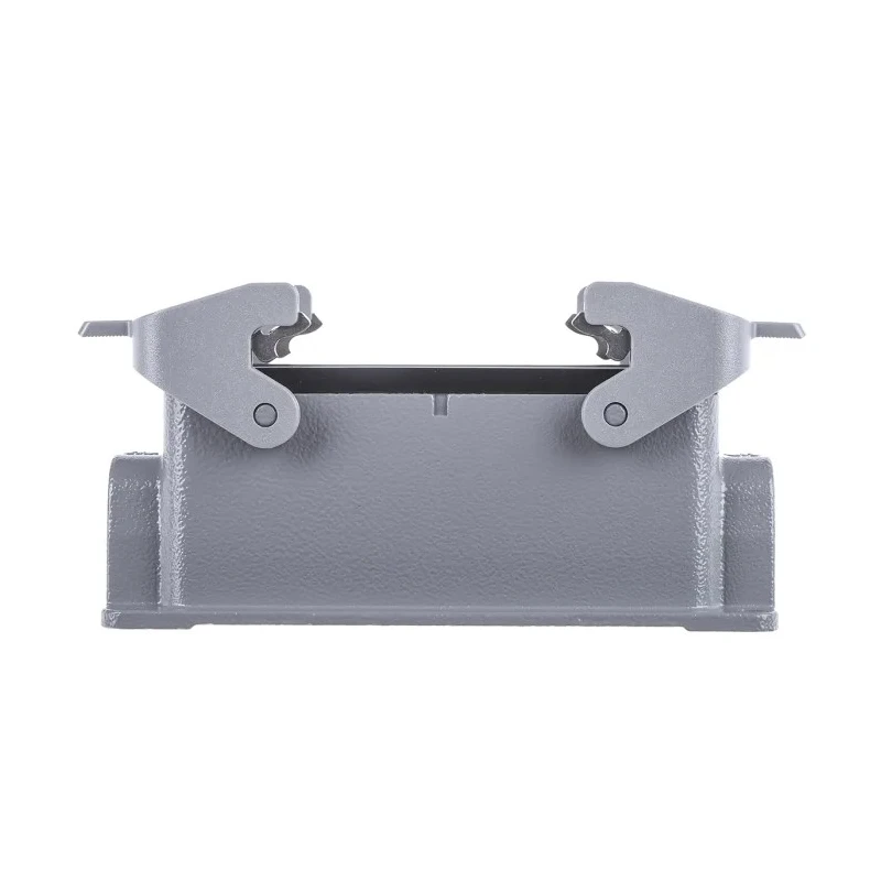 HARTING Han B Range Heavy Duty Power Connector Housing 2 Lever Surface Mount Die Cast Aluminium IP65 19300241231
