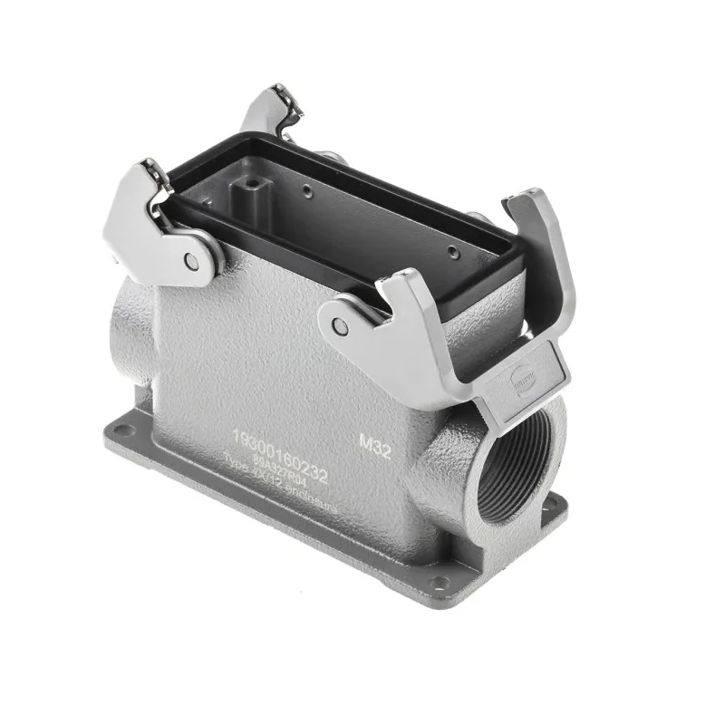 HARTING Han B Range Heavy Duty Power Connector Housing Surface Mount Die Cast Aluminium Body IP65 19300160232