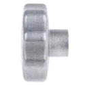 RS PRO Silver Stainless Steel Multiple Lobes Clamping Knob M10 Threaded Through Hole 478-989